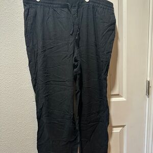 Old Navy Black linen pants